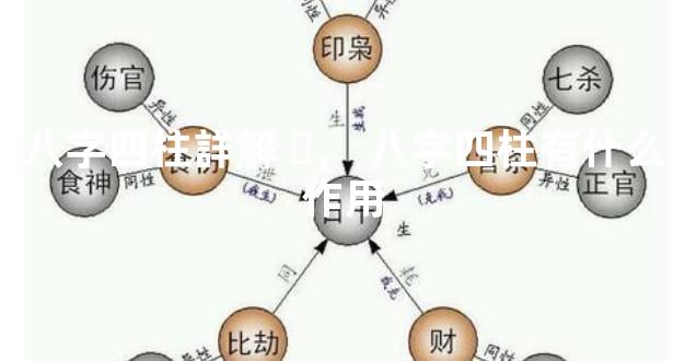 八字四柱詳解，八字四柱有什么作用